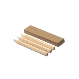 Набор DENOK из 3 цветных деревянных карандашей