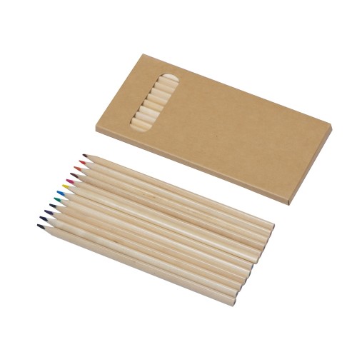 Набор из 12 цветных карандашей "Painter", крафт