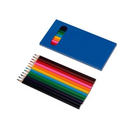 Набор из 12 цветных карандашей "Hakuna Matata", синий