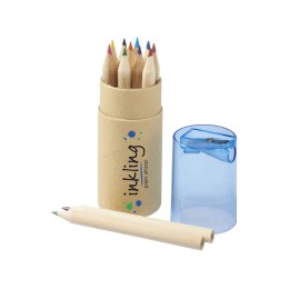 Набор карандашей "Cartoon" 12 единиц, натуральный/голубой