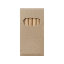 Набор карандашей для раскрашивания Artemaa с 6 предметами, натуральный