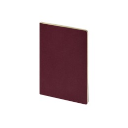 Бизнес тетрадь А5 "Megapolis flex" 60 л. soft touch клетка, бордовый