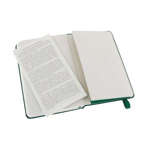 Записная книжка Moleskine Classic (в линейку) в твердой обложке, Pocket (9x14см), зеленый