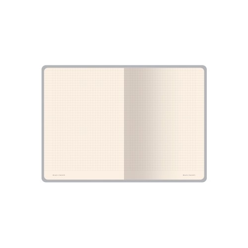 Бизнес тетрадь А5 "Megapolis flex" 60 л. soft touch клетка, черный