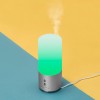 Увлажнитель воздуха с подсветкой "Breathe", белый/серебристый
