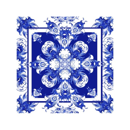 Платок «Гжель»