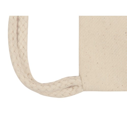 Рюкзак-мешок хлопковый Lark с цветной молнией, натуральный/красный