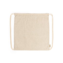 Рюкзак-мешок BRESCIA из переработанного хлопка, бежевый