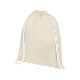 Рюкзак со шнурком Tenes из хлопка плотностью 140 г/м2, natural