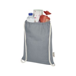 Oregon сумка-кисет из переработанного хлопка, сертифицированного согласно GRS, плотностью 140 г/м² - Серый