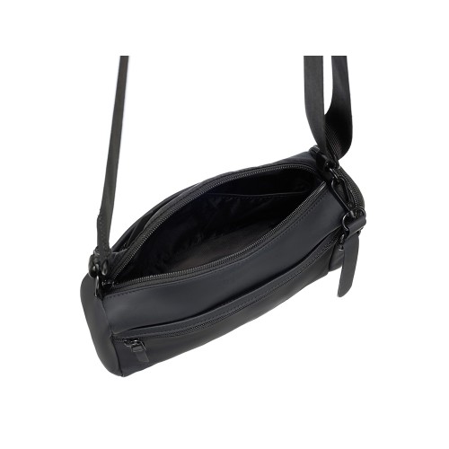 Сумка через плечо TORBER НОВА, черный, нейлон/полиэстер, 25 х 17 х 9,5 см