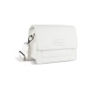 Сумка через плечо женская BUGATTI ЭЛЬЗА | ELSA, белая, воловья кожа/полиэстер, 18,5х8,5х14,5 см