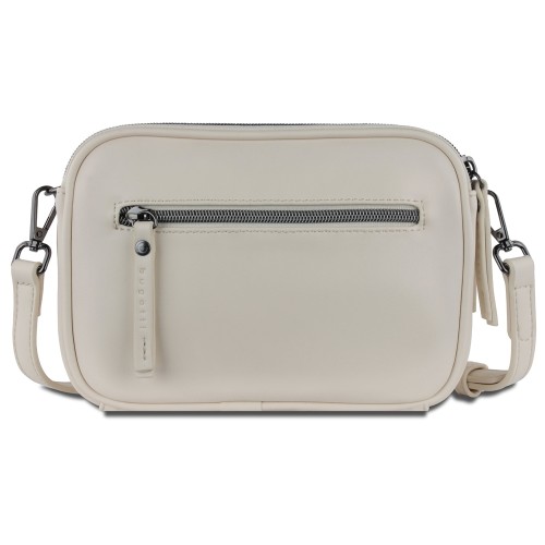 Сумка кросс-боди женская BUGATTI АЛМАТА | ALMATA, бежевая, полиуретан, 21,5х6х15 см