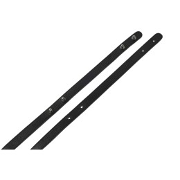 Сумка кросс-боди женская BUGATTI ЭЛЬЗА | ELSA, чёрная, воловья кожа/полиэстер, 19х5,5х14 см