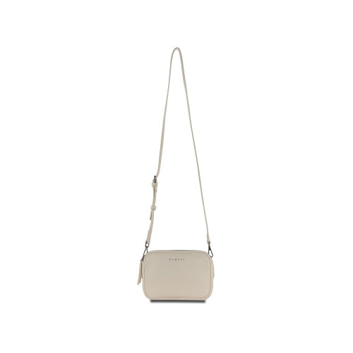 Сумка кросс-боди женская BUGATTI АЛМАТА | ALMATA, бежевая, полиуретан, 21,5х6х15 см