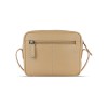 Сумка кросс-боди женская BUGATTI ЭЛЬЗА | ELSA, песочного цвета, воловья кожа/полиэстер, 19х5,5х14 см