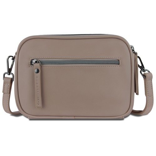 Сумка кросс-боди женская BUGATTI АЛМАТА | ALMATA, песочная, полиуретан, 21,5х6х15 см