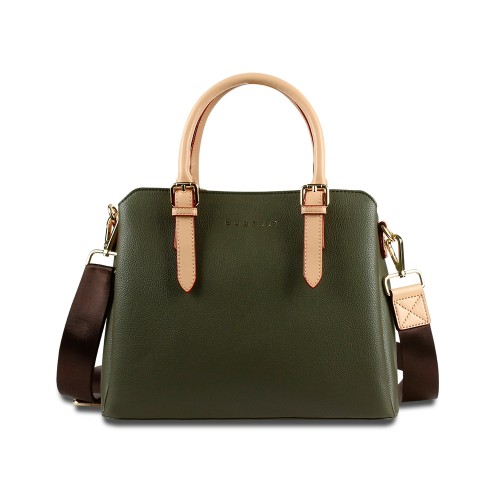 Сумка женская BUGATTI ЭЛЛА | ELLA, оливковая, полиуретан, 30х12х23 см