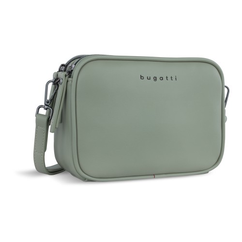 Сумка кросс-боди женская BUGATTI АЛМАТА | ALMATA, мятная, полиуретан, 21,5х6х15 см