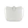 Сумка женская BUGATTI ЭЛЬЗА | ELSA, белая, воловья кожа/полиэстер, 29х8х27 см