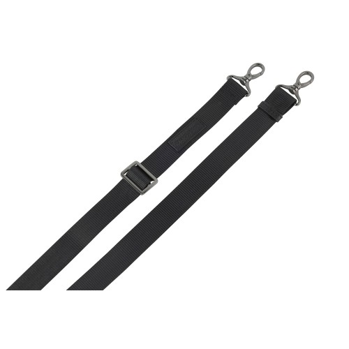 Сумка через плечо женская BUGATTI ЭЛЬЗА | ELSA, чёрная, воловья кожа/полиэстер, 25х8,5х20 см