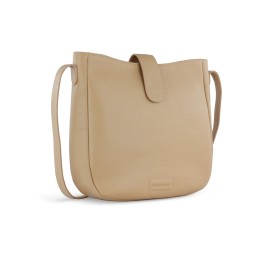 Сумка женская BUGATTI ЭЛЬЗА | ELSA, песочного цвета, воловья кожа/полиэстер, 29х8х27 см