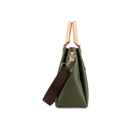 Сумка женская BUGATTI ЭЛЛА | ELLA, оливковая, полиуретан, 27х12х23,5 см