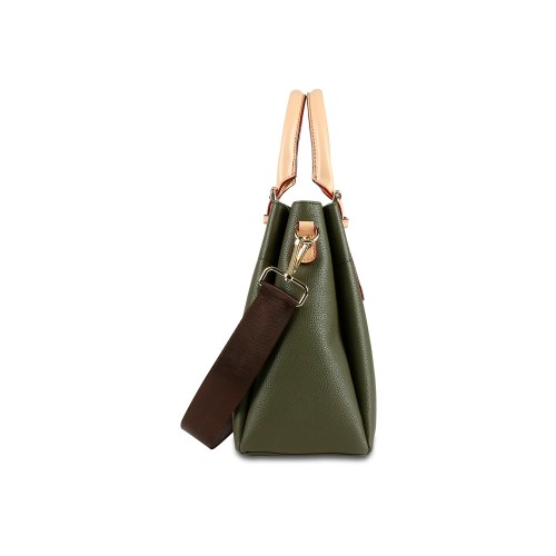 Сумка женская BUGATTI ЭЛЛА | ELLA, оливковая, полиуретан, 27х12х23,5 см