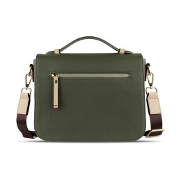 Сумка женская BUGATTI ЭЛЛА | ELLA, оливковая, полиуретан, 29х10х22 см