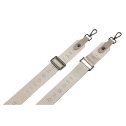 Сумка наплечная женская BUGATTI АЛМАТА | ALMATA, с кошельком, песочная, полиуретан, 27х6х18,5 см