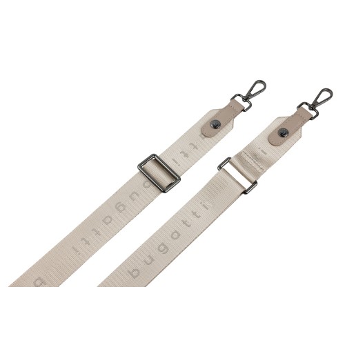 Сумка наплечная женская BUGATTI АЛМАТА | ALMATA, с кошельком, песочная, полиуретан, 27х6х18,5 см