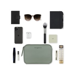 Сумка кросс-боди женская BUGATTI АЛМАТА | ALMATA, мятная, полиуретан, 21,5х6х15 см