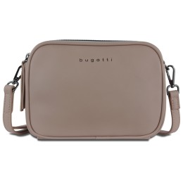 Сумка кросс-боди женская BUGATTI АЛМАТА | ALMATA, песочная, полиуретан, 21,5х6х15 см