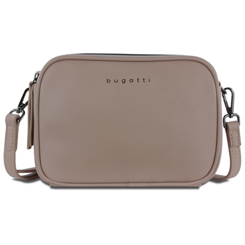 Сумка кросс-боди женская BUGATTI АЛМАТА | ALMATA, песочная, полиуретан, 21,5х6х15 см