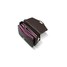 Сумка женская BUGATTI ЭЛЛА | ELLA, тёмно-коричневая, полиуретан, 29х10х22 см