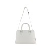 Сумка женская BUGATTI ЭЛЬЗА | ELSA, белая, воловья кожа/полиэстер, 32х13х22 см