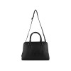 Сумка женская BUGATTI ЭЛЬЗА | ELSA, чёрная, воловья кожа/полиэстер, 32х13х22 см