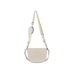 Сумка наплечная женская BUGATTI АЛМАТА | ALMATA, с кошельком, бежевая, полиуретан, 27х6х18,5 см