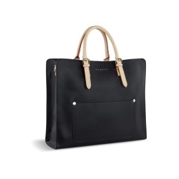 Сумка-шоппер BUGATTI ЭЛЛА | ELLA, черная, полиуретан, 37х12х31 см