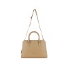 Сумка женская BUGATTI ЭЛЬЗА | ELSA, песочного цвета, воловья кожа/полиэстер, 32х13х22 см