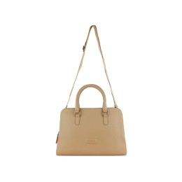 Сумка женская BUGATTI ЭЛЬЗА | ELSA, песочного цвета, воловья кожа/полиэстер, 32х13х22 см