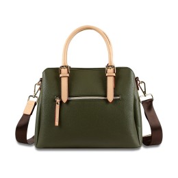 Сумка женская BUGATTI ЭЛЛА | ELLA, оливковая, полиуретан, 30х12х23 см