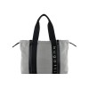 Сумка-шоппер женская BUGATTI АМБРА | AMBRA, серо-черный цвет, хлопок/полиэстер, 45х10х34 см