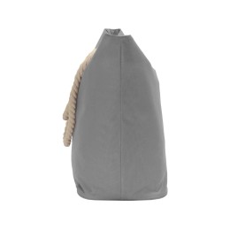 Сумка «Seaside» для шопинга и пляжа с широким дном, серый