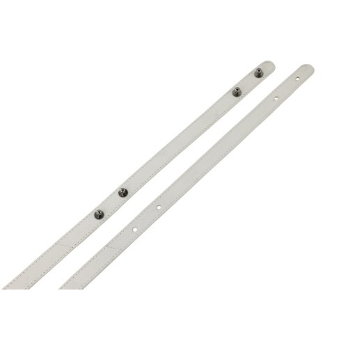 Сумка кросс-боди женская BUGATTI ЭЛЬЗА | ELSA, белая, воловья кожа/полиэстер, 19х5,5х14 см