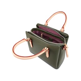 Сумка женская BUGATTI ЭЛЛА | ELLA, оливковая, полиуретан, 30х12х23 см