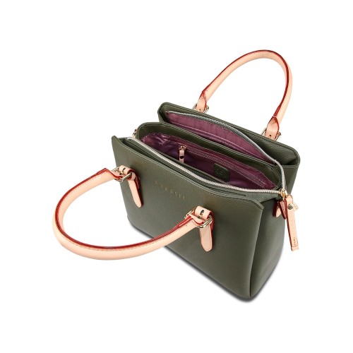 Сумка женская BUGATTI ЭЛЛА | ELLA, оливковая, полиуретан, 30х12х23 см