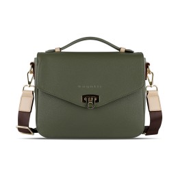 Сумка женская BUGATTI ЭЛЛА | ELLA, оливковая, полиуретан, 29х10х22 см