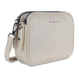 Сумка кросс-боди женская BUGATTI АЛМАТА | ALMATA, бежевая, полиуретан, 21,5х6х15 см