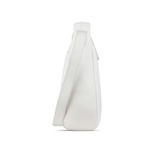 Сумка женская BUGATTI ЭЛЬЗА | ELSA, белая, воловья кожа/полиэстер, 29х8х27 см